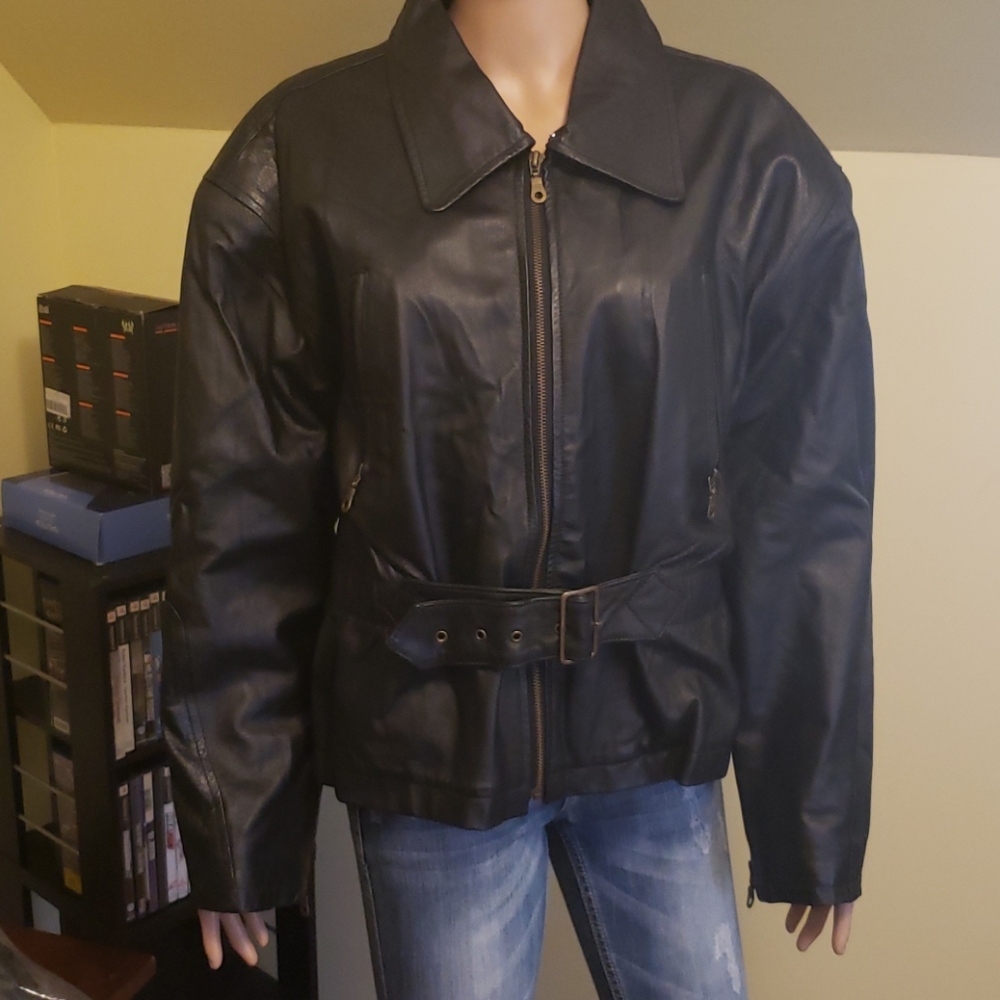 Leather jacket